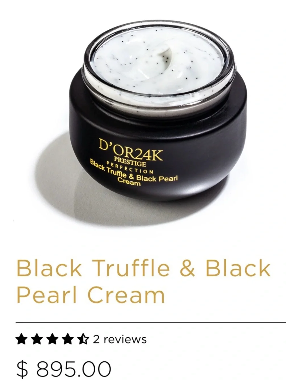 D'OR24K Prestige Perfection Black Truffle & Black Pearl Cream - Picture 5 of 5